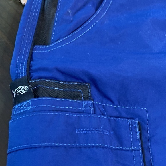 AFICO Blue Swim/Fishing Short with Button & Zipper Size 38 - Picture 2 of 10